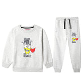 THANK YOU JUNIOR BOY OATMEAL COLOR TRACK SUIT