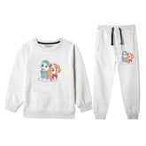 PAW JUNIOR GIRLS OATMEAL COLOR TRACK SUIT