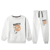 POPEYE JUNIOR BOY OATMEAL COLOR TRACK SUIT