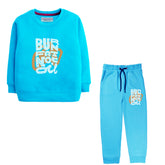 BURN FOR FAT JUNIOR BOY SKY BLUE TERYY FABRIC TRACK SUIT