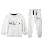 POLO JUNIOR BOY OATMEAL COLOR TRACK SUIT