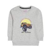 READY TO CRUSH OATMEAL BOYS LONG SLEEVE SWEAT-SHIRT