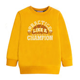 CAMPION PRINTED MUSTERED COLOR FLEECE SWEATSHIRT