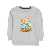 HELLO SUNSHINE OATMEAL BOYS LONG SLEEVE SWEAT-SHIRT