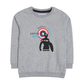 MARVEL SOLDIER GREY HEADER BOYS SWEAT-SHIRT