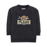 PLANE CHARCOAL BOYS LONG SLEEVE SWEAT-SHIRT