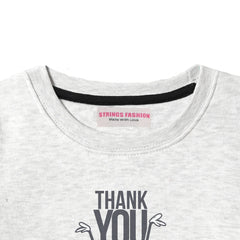 THANK YOU JUNIOR BOY OATMEAL COLOR TRACK SUIT