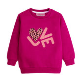 LOVE RED GIRLS LONG SLEEVE SWEAT-SHIRT