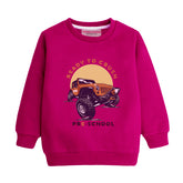 READY TO CRUSH RED COLOR BOYS LONG SLEEVE SWEAT-SHIRT
