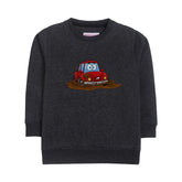 DIRTY CAR CHARCOAL BOYS LONG SLEEVE SWEAT-SHIRT