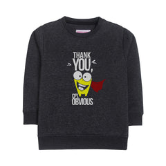 THANK YOU JUNIOR BOY CHARCOAL COLOR TRACK SUIT