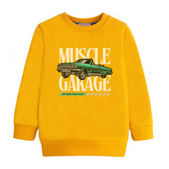 MUSCLE GARAGE JUNIOR BOY YELLOW HEADER COLOR TRACK SUIT