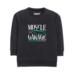 MUSCLE GARAGE JUNIOR BOY CHARCOAL COLOR TRACK SUIT