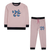 BUTTERFLY PINK COLOR GIRLS TRACK SUIT