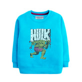 HULK SKY BLUE COLOR BOYS TERYY FABRIC SWEAT-SHIRT