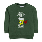 THANK YOU SWEAT-SHIRT ARMY COLOR