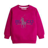 POLO RED COLOR BOYS LONG SLEEVE SWEAT-SHIRT