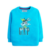 GAP Sky Blue Color Boys TERYY FABRIC Sweat-Shirt