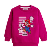 SUPER MARIO RED BOYS LONG SLEEVE SWEAT-SHIRT