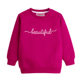 BEAUTIFUL RED GIRLS LONG SLEEVE SWEAT-SHIRT