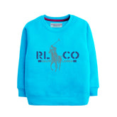 POLO SKY BLUE COLOR BOYS TERYY FABRIC SWEAT-SHIRT