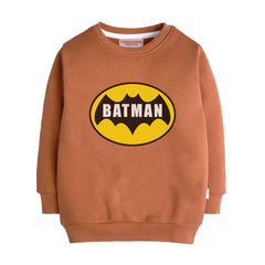 BATMAN LIGHT BROWN COLOR BOYS LONG SLEEVE SWEAT-SHIRT