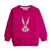 BUNNY RED GIRLS LONG SLEEVE SWEAT-SHIRT