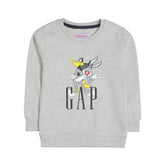 GAP OATMEAL BOYS LONG SLEEVE SWEAT-SHIRT