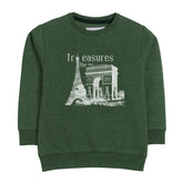 TREASURE SWEAT-SHIRT ARMY COLOR