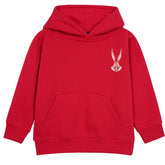 BUG BUNNY RED GIRLS FLEECE HOODIE