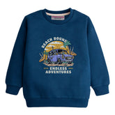 BEACH BOUND NAVY BOYS LONG SLEEVE SWEAT-SHIRT