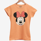 MINNIE 2 JUNIOR ORANGE COLOR GIRLS T.SHIRT