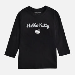Digital Printed Hello Kitty Junior Girls Long Sleeve T.Shirt