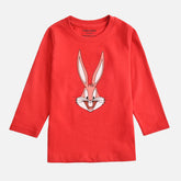 BUG BUNNY JUNIOR FEISTA COLOR GIRLS LONG SLEEVE T-SHIRT