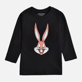 Digital Printed Bug Bunny Junior Girls Long Sleeve T.Shirt