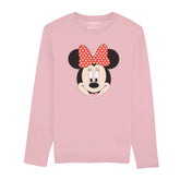 DIGITAL PRINTED MINNIE JUNIOR TICKLED PINK COLOR GIRLS LONG SLEEVE T.SHIRT