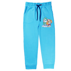 PAW SKY BLUE COLOR GIRLS TERYY FABRIC TRACK SUIT