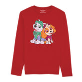 PAW JUNIOR FEIRY RED COLOR GIRLS LONG SLEEVE T-SHIRT