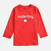 DIGITAL PRINTED HELLO KITTY JUNIOR FEISTA COLOR GIRLS LONG SLEEVE T.SHIRT