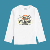 Digital Printed Plane Junior Sleeve T.Shirt