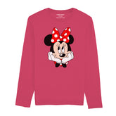 MINNIE 2 JUNIOR PARADISE PINK COLOR GIRLS LONG SLEEVE T-SHIRT