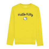 HELLO KITTY JUNIOR BLAZING YELLOW COLOR GIRLS LONG SLEEVE T-SHIRT