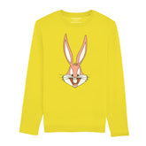 DIGITAL PRINTED BUG BUNNY JUNIOR BLAZING YELLOW COLOR GIRLS LONG SLEEVE T.SHIRT