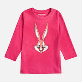 Digital Printed BUG Bunny Junior Girls Long Sleeve T.Shirt