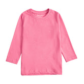 JUNIOR COSMOS PINK COLOR GIRLS LONG SLEEVE T-SHIRT