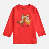CHIP & DALE JUNIOR FIESTA GIRLS LONG SLEEVE T-SHIRT