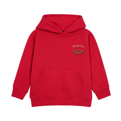 MOTORCYCLE RED BOYS FLEECE HOODIE