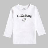 Digital Printed Hello Kitty Junior Girls Long Sleeve T.Shirt