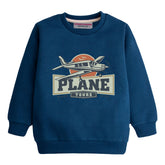 PLANE NAVY BOYS LONG SLEEVE SWEAT-SHIRT