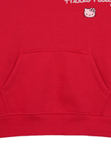 HELLO KITTY RED GIRLS FLEECE HOODIE